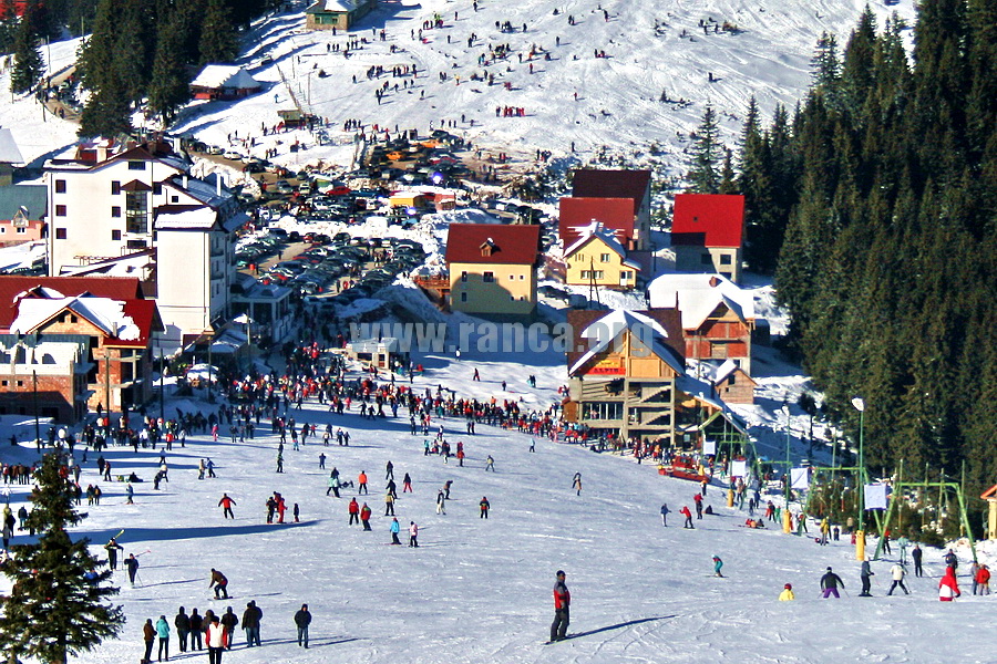 Ranca, partie de schi, sporturi de iarna, Romania 
